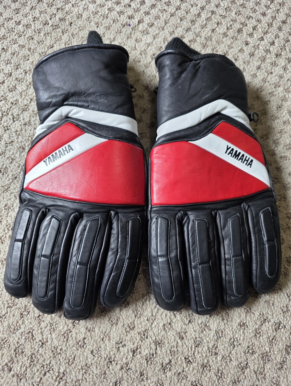 Vintage Yamaha Leather Gloves